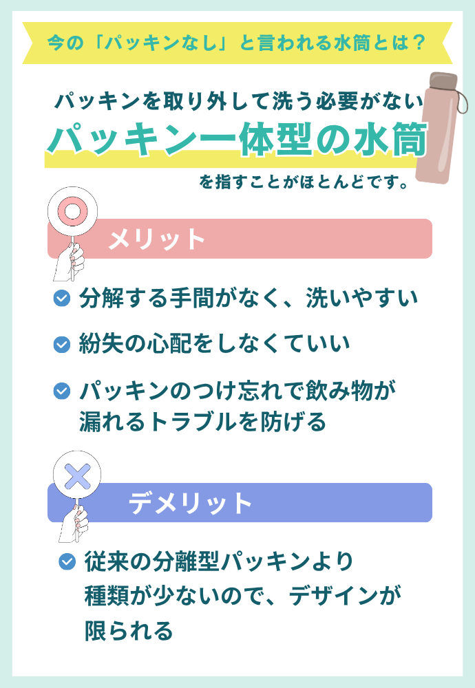 パッキンなし水筒とは?
